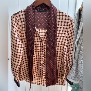 NWOT Zara Basic Blouse S